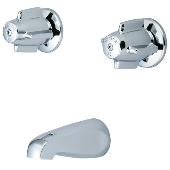 Central Brass 0808-Z Double Handle Tub Faucet Trim - Chrome