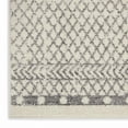 thumbnail image 6 of 2â€™ x 3â€™ Ivory and Gray Geometric Scatter Rug, 6 of 9