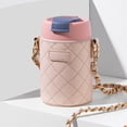 thumbnail image 3 of Billuyoard Reemplazo portátil de vacío de paja de acero inoxidable 380 ml Color sólido Niñas Señoras Compras Aspiradoras Vasos con cadena de perlas Teteras Rosa Billuyoard HA080445-03, 3 of 6