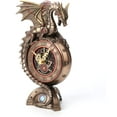 thumbnail image 5 of Veronese Design 9 Inch Steampunk Mechanical Dragon Clock Resin Sculpture Bronze Finish, 5 of 5