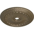 thumbnail image 3 of 35 1/8"OD x 4 7/8"ID x 2 1/2"P Viceroy Ceiling Medallion (Fits Canopies up to 4 7/8"), Hand-Painted Warm Silver, 3 of 6