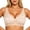 Beige, variant on Bralette for Women, Wirefree Front Closure Bra Wirefree Front Closure Deep V Breathable Bra Smoothing Bra Plunge Lightweight Wirefree Bra Seamless Push Up Full Coverage Daily Wear, Beige S