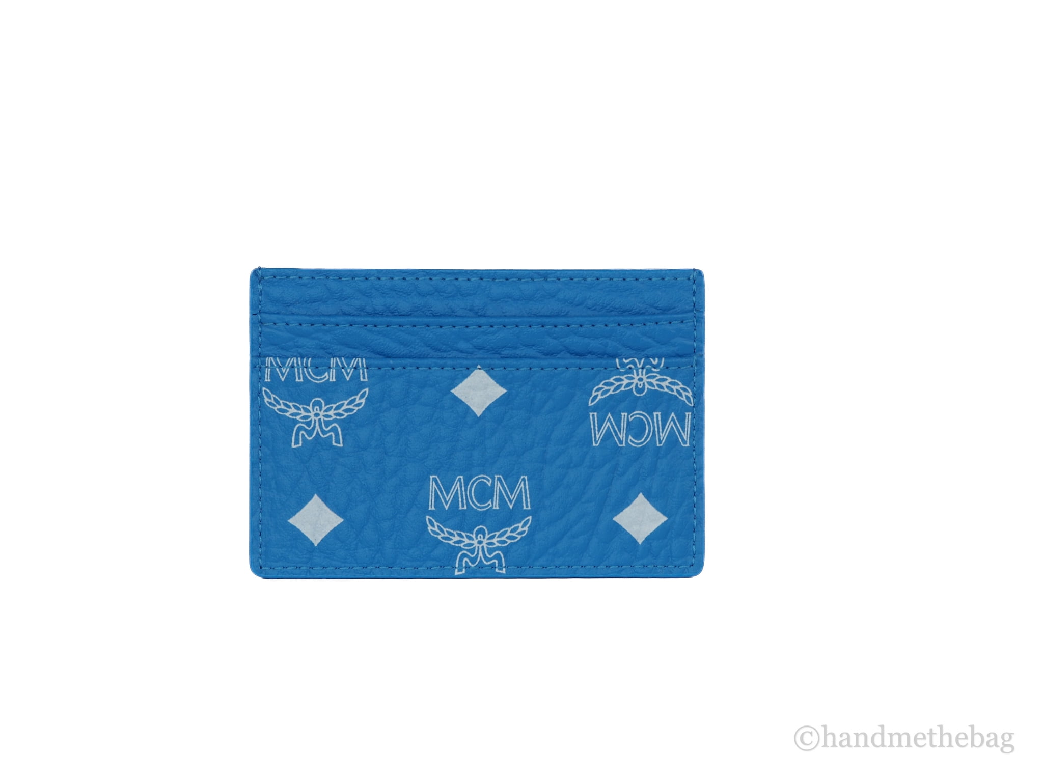 MCM Spectrum Visetos Lanyard Card Wallet Neck Strap crossbody MXEASVI04BK001