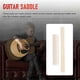 thumbnail image 4 of White Guitar Parts 6 String Classical Guitar Bone Bridge Saddle And Nut Set, 4 of 5