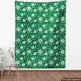 thumbnail image 3 of Dandelion Fabric by the Yard, Pattern of Continuing Botanical on a Green Tone Background, Decorative Upholstery Fabric for Chairs & Home Accents, 1 Yard, Forest Green Green by Ambesonne, 3 of 4