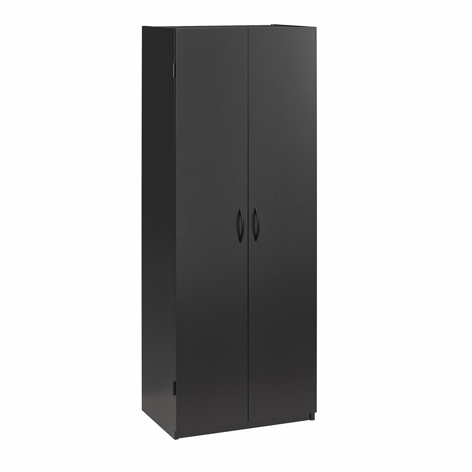 Mainstays 60" 2 Door Storage Cabinet, Black