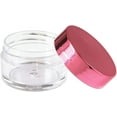 thumbnail image 4 of Beauticom 12 Pieces High Quality 20G/20ML Clear Round Acrylic Cosmetic Product Sample Travel Jars with Flat Top Lids (Metallic Rose), 4 of 9