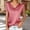 X-Pink331, variant on YMNXA Women's T Shirt Short Sleeve Solid Color Mesh Rhinestone Draped Neckline Elegant Comfortable Blouse Top For Daily Wear,Beige,L