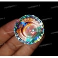 thumbnail image 2 of 110 Ct Synthetic lab-Created Mystic Opal Round Shape Lab Grown Pendent Size Multi-Color Mystic Opal Loose Gemstone, 2 of 7
