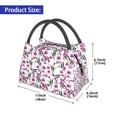 thumbnail image 2 of Fotbe Orchids Flowers Bolsa Térmica Portátil con Estampado, Bolsa de Entrega de Alimentos Aislada, Bolsa Reutilizable de Gran Capacidad para Comidas y Supermercado, 2 of 6
