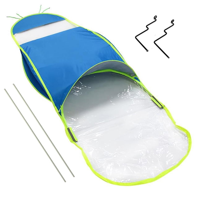 Toldo CubreSol Para Motocicleta MRM Impermeable Proteccion De Sol Lluvia Azul