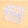thumbnail image 3 of CNKOO 10PCS 30x10cm Plastic Barrier Simulation Fence Plastic Picket Fence Miniature for Xmas Decoration, 3 of 10