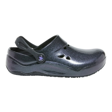 

Anywear Verve Nursing Shoes Clogs for Women and Men Slip Resistant Shoes for Healthcare and Food Service 10 Electro Purple