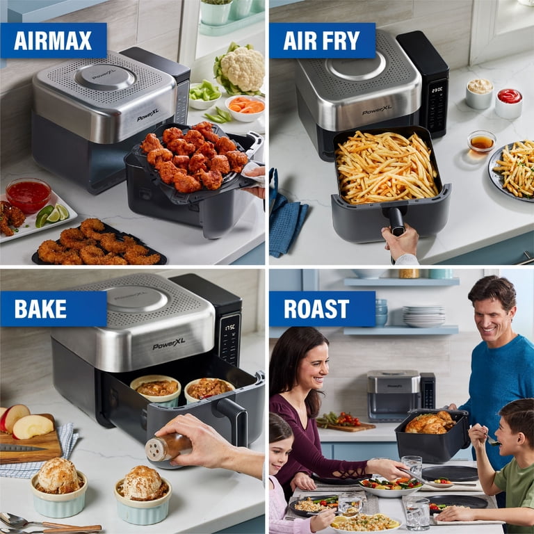 PowerXL 8Qt AIRMAX Air Fryer Power Technology, 8qt Capacity