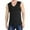 Black, variant on Aofany Men's Summer Plus Size Base Tank Tops Ice Silk Traceless Thin Breathable Pure Color V-neck Sleeveless Vest T Shirt Blouse