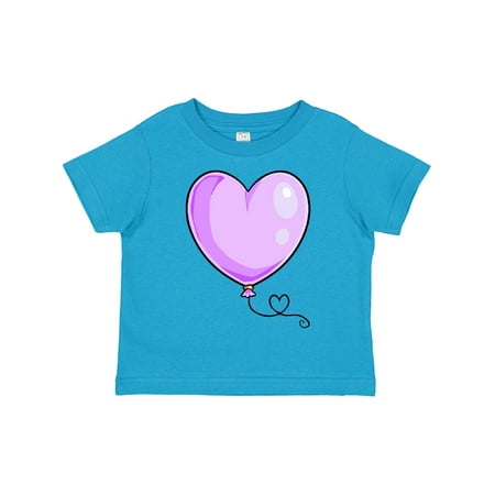 

Inktastic Purple Balloon Heart Gift Toddler Boy or Toddler Girl T-Shirt