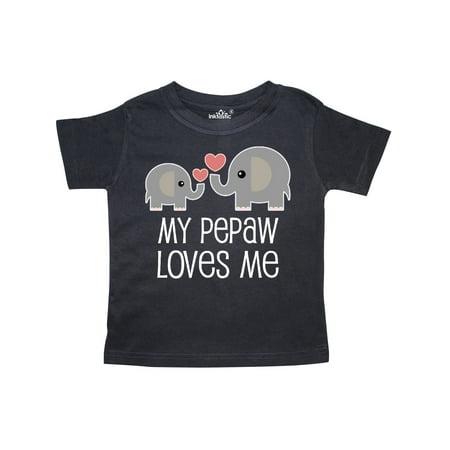 

Inktastic My Pepaw Grandpa Loves Me Gift Toddler Boy or Toddler Girl T-Shirt