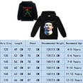 thumbnail image 2 of Kids Boys Girls CR7 Cristiano Ronaldo Cartoon Graphic Printed Costume Hoodies Sweatshirt Hooded Tracksuit Long Sleeve Pullover Jogging Hoody Football Star Casual Sweater Outerwear Clothes Gift 4-13, 2 of 2