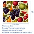 thumbnail image 5 of Fruit Printed Desk Mat Mousepad, Non-Slip Rubber Bottom, 8.3x9.8 Inch, Suitable for Office and Gaming, 5 of 6