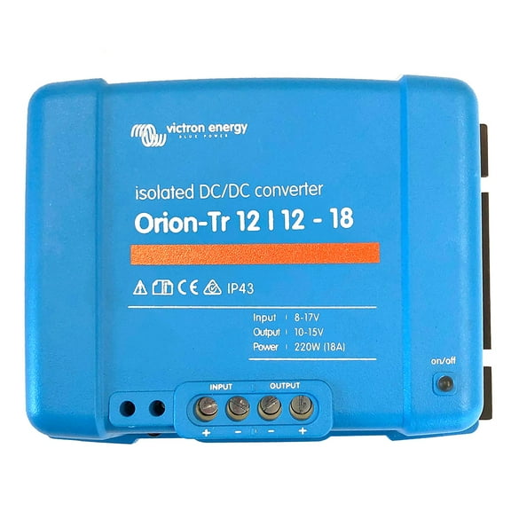 Victron Orion-TR DC-DC Converter - 12 VDC to 12 VDC - 18AMP Is... [ORI121222110]