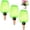 Green, variant on ABCISI 3-Pack Plant Self Watering Globes, 5.1 oz Plastic Rose Shaped Water Bulbs Top Fill for Indoor/Outdoor Plants, Self Watering Spikes Slow Release Terracotta,Plant Watering Devices System[Yellow]