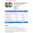 thumbnail image 2 of Front Brake Rotor Set - Compatible with 2008 - 2011 Audi A5 Quattro 2009 2010, 2 of 2