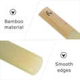 thumbnail image 3 of TABLZONE 10Pcs Saxophone Reeds Strength 25 Beige Tenor Reeds with Long Life for Saxophone, 3 of 8