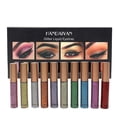 thumbnail image 1 of Kit de delineador de ojos con purpurina HUOGUO, 10 colores, resistente al agua, 5 g, 1 of 5