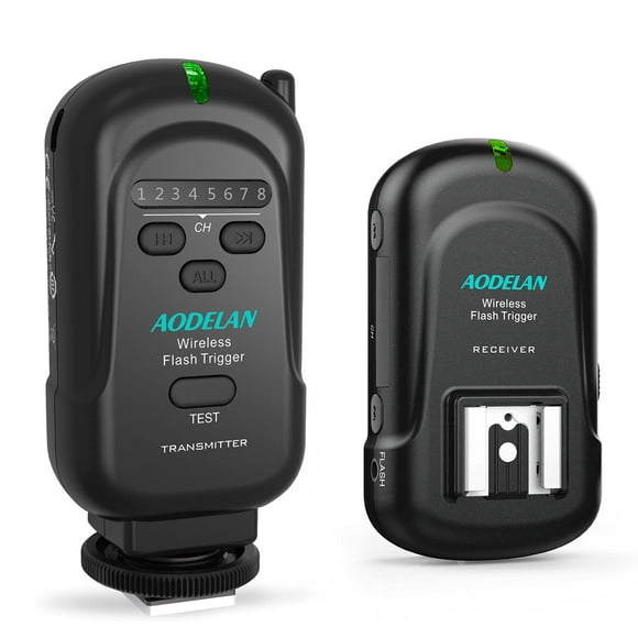 Disparador de flash inalámbrico AODELAN FT-8 para Canon, Nikon, etc.