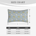thumbnail image 4 of Naloa Baby Elephant Giraffe Pillowcase, Throw Pillowcase, Wrinkle-Free, Stain-Resistant with Hidden Zipper for Bedroom Sofa-20"x30", 4 of 6