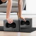 thumbnail image 7 of MicroDry Sure Grip Yoga Block Set of 2 - Grey/Black, 7 of 7