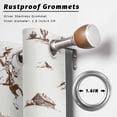 thumbnail image 2 of Western Cowboy Outdoor Curtains for Patio Waterproof, Retro Brown Desert Ethnic Horse Grommet Curtains for Porch Outside Privacy Drape for Gazebo Garden Pergola, 2 Panels, 54x108in, 2 of 9
