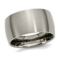 thumbnail image 1 of Mens Chisel Titanium 12mm Brushed Wedding Band Ring, 1 of 6