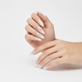 thumbnail image 4 of White Ombre Shimmer French Press On Nails, Extra Long Sharp Stiletto False Tips Fake Nails Set, 4 of 6