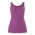 thumbnail image 3 of Time and Tru Women's Ribbed Tank Top, Sizes XS-XXXL, 3 of 5