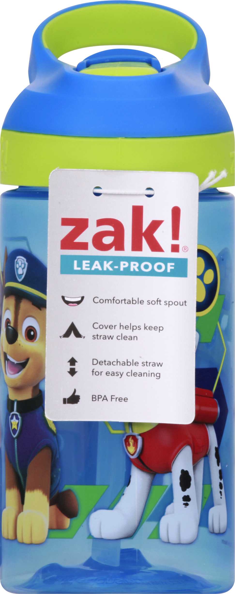 PAW Patrol Zak Designs Kids Toddler Children Plastic Water Bottle (16oz)
