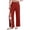 Dark Green, variant on Open Leg Sweatpants for Women with Side Snaps - Adaptive Recovery Pants for Hip & Knee Surgery, High Waisted Lounge Trousers with Pockets Pink XXL