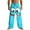 Sky Blue, variant on BUWTTED Men's Pants Relaxed Fit Funny Emoction Print Graphic Elastic Wasit Comfortable Straight Leg Leisure Lounge Black Pants L