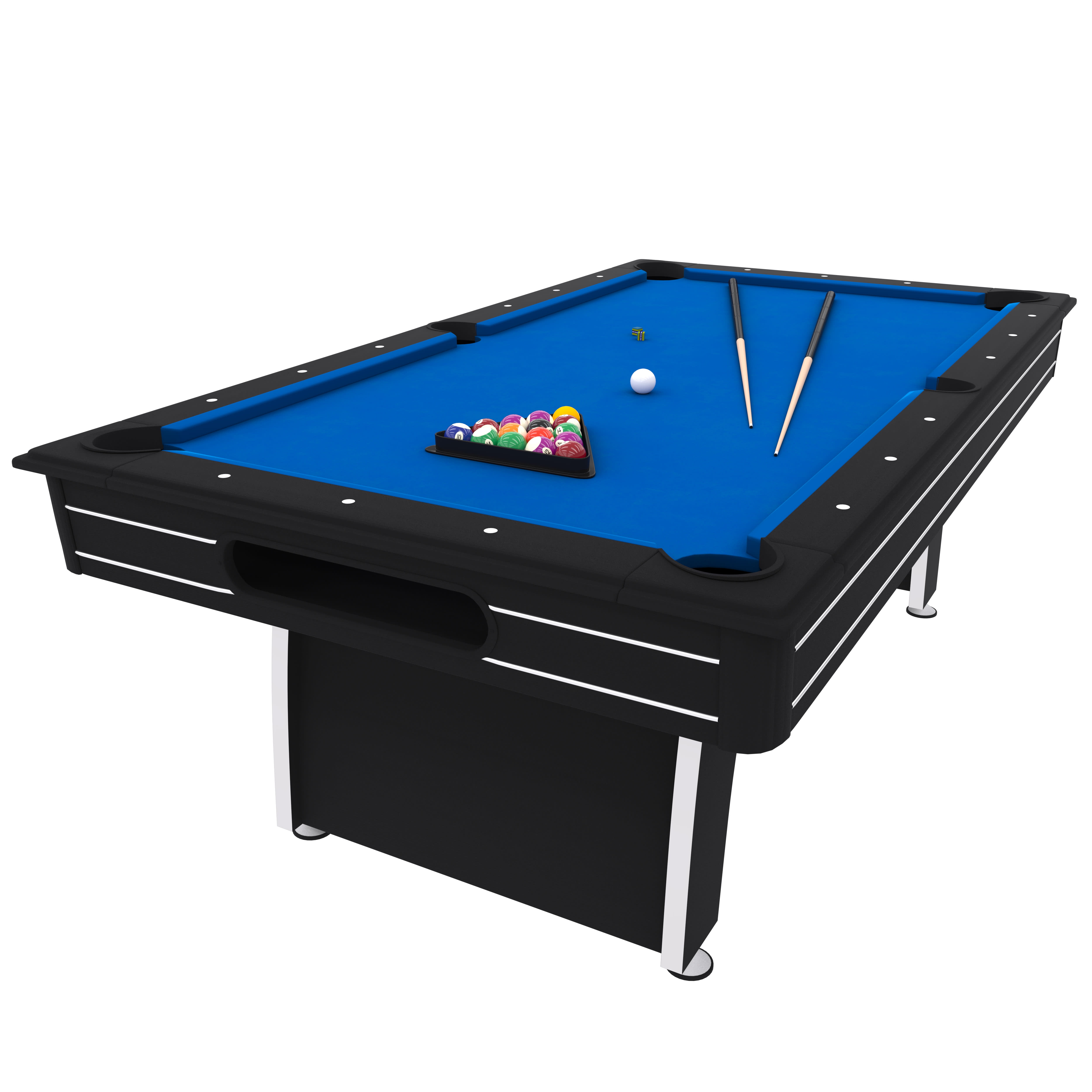 Championship PRO 7 inches deep Pool Table Black Webliner Pockets Set/ 6 