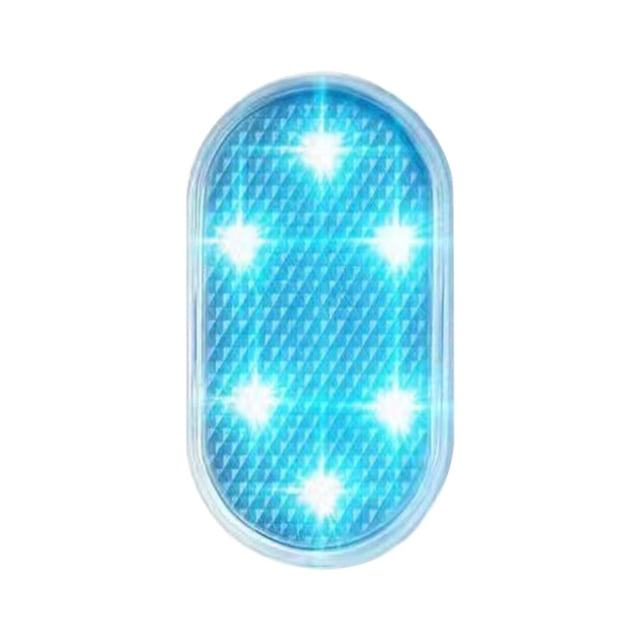 Feltree Car LED Ambient Lights with Touch Control - Wireless Auto Mood Lighting, 6 Beads/USB Rechargeable, Waterproof & DIY Vehicle Decor