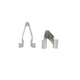 thumbnail image 1 of 40Pcs Clips Coche Remaches Metal Tono Plata Guarnecido de Puerta de Sujeción de para Golpes, 1 of 1
