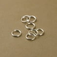 thumbnail image 3 of 2PCS 925 Sterling Silver Split Jump Ring Connector Jewelry Findings Key Ring，DIY Pearl Necklace & Bracelet Enhancer Shortener(8mm), 3 of 5