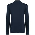 thumbnail image 3 of Women's Levelwear Navy Minnesota Twins Power Insignia 2.0 Quarter-Zip Pullover Top, 3 of 3