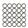 thumbnail image 1 of Unique Bargains 25 Pcs Joints de Rondelle Plats en Bronze Ton sur Drain d'Huile de Voiture, 1 of 4