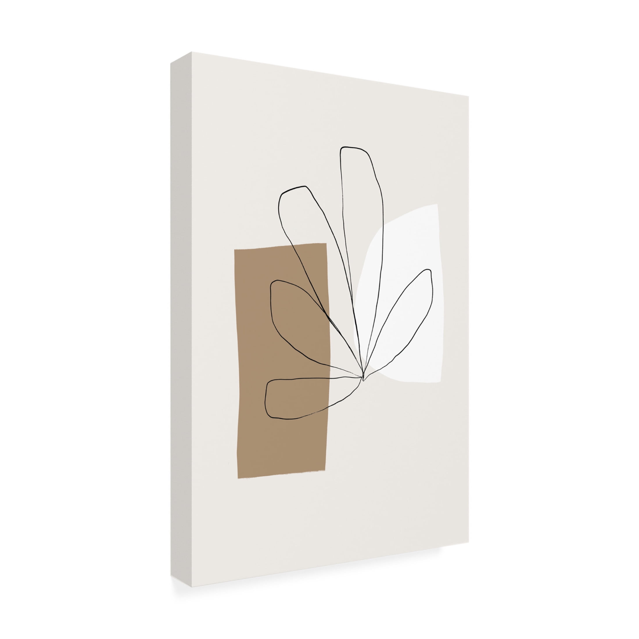 Trademark Fine Art uplusmestudio Flower And Shapes Canvas Wall Art