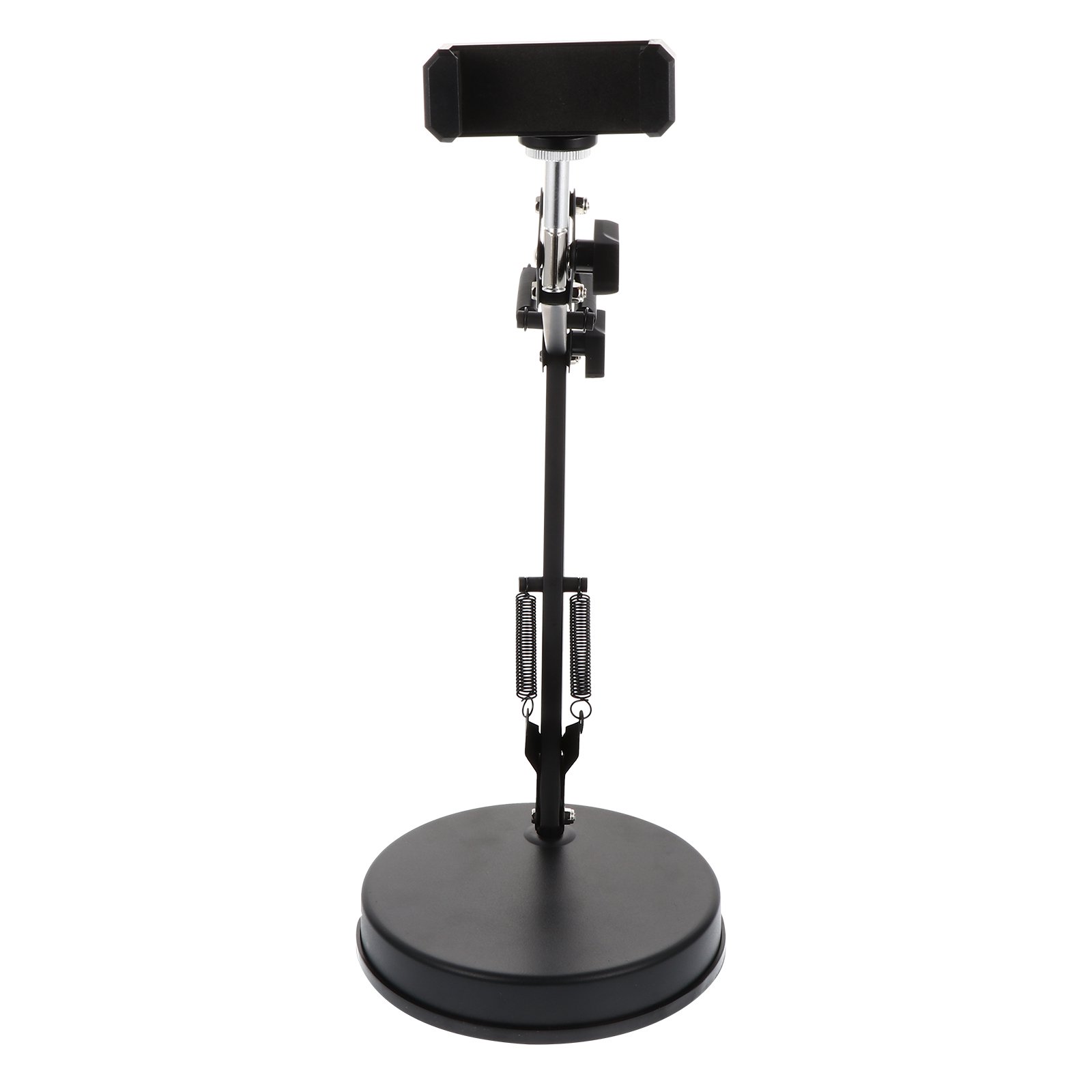 KHBUAB 1Set Metal Webcam Holder with Phone Clip for Live Streaming and Video Recording