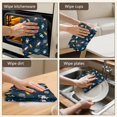 thumbnail image 6 of 2 Pcs Astronaut and Rocket Black Pattern Funny Kitchen Towels, Microfiber Dish Towels, Kitchen Tea Towels Set 18" X 26", 6 of 6