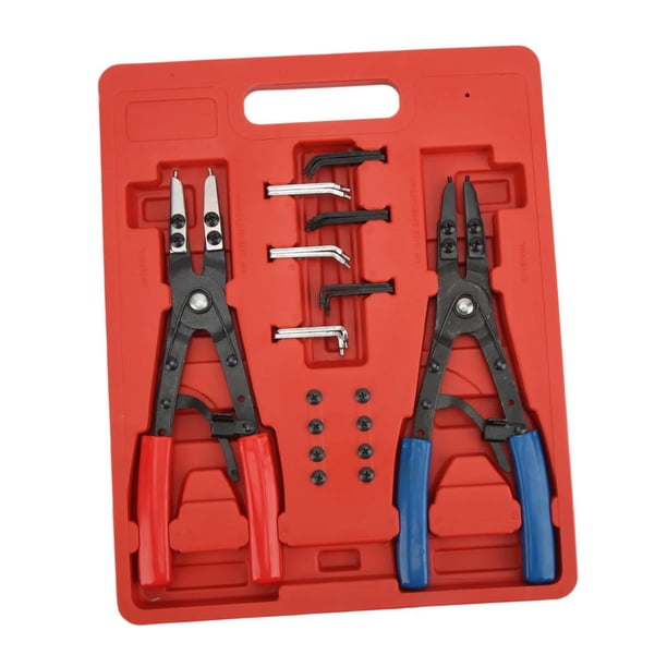 2 piezas de husillo anillos de alicates anillos de alicates removedor retención kit de herramientas automotrices de alta resistencia servicio pesado