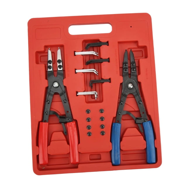 2 piezas de husillo anillos de alicates anillos de alicates removedor retención kit de herramientas automotrices de alta resistencia servicio pesado