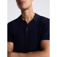 thumbnail image 4 of Free Assembly Men's Textured Polo Sweater with Short Sleeves, Sizes S-3XL, 4 of 6